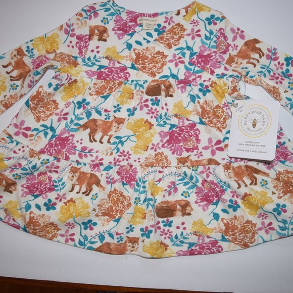 Burt's Bees Baby Dress/Top size 12 mos. NWT - Picture 1 of 5